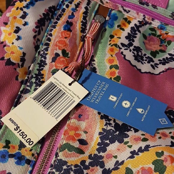 Vera Bradley Multicolor Floral Laptop Bag - Picture 2 of 5